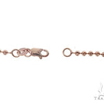 14k Rose Gold Diamond Jesus Pendant and Moon Chain Set 65123 - Image 10