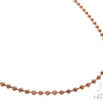 14k Rose Gold Moon Cut Chain 26 Inches 3.5mm   65181 - Image 2