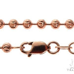 14k Rose Gold Moon Cut Chain 26 Inches 3.5mm   65181 - Image 5