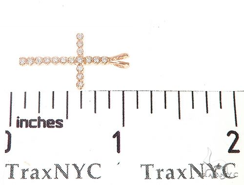 14k Gold Round Cut Cross 4 65153 - Image 7