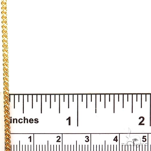 14k Two-Tone Semi-Solid Franco Link Chain 2mm 18 Inches 69937 - Image 4