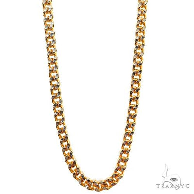 14k Two-Tone Semi-Solid Franco Link Chain 2mm 20 Inches 69936 - Image 1