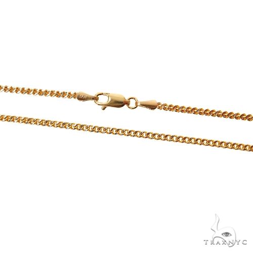 14k Two-Tone Semi-Solid Franco Link Chain 2mm 22 Inches 69935 - Image 3