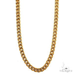 14k Two-Tone Semi-Solid Franco Link Chain 3.5mm 18 Inches 69943 - Image 1