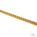 14k Two-Tone Semi-Solid Franco Bracelet 3.5mm 7.25 Inches 69931 - Image 3
