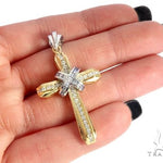 14k Two Tone Designer DX Cross 65488 - Image 5
