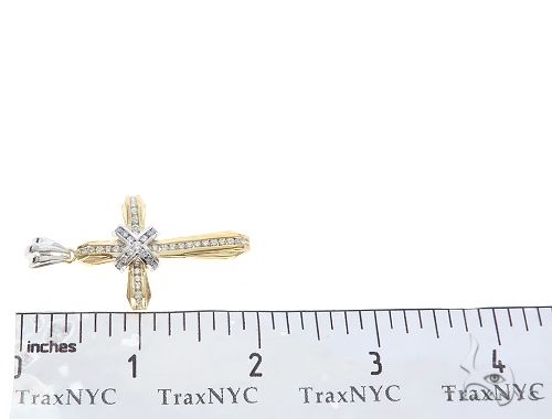 14k Two Tone Designer DX Cross 65488 - Image 7