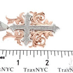 Black Ink Crew 14k Two Tone Diamond Filigree Cross Pendant 64747 - Image 6