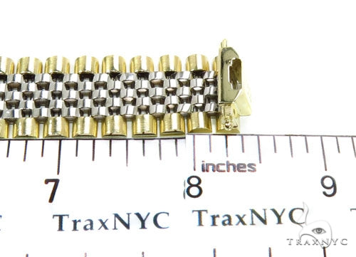 14k Gold Diamond Maple Leaf Bracelet-40034 - Image 11