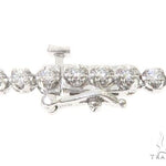 14k Two Tone Rose and White Gold Diamond Chain 64967 - Image 9