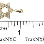 14k Gold Diamond Star of David Pendant 64649 - Image 7