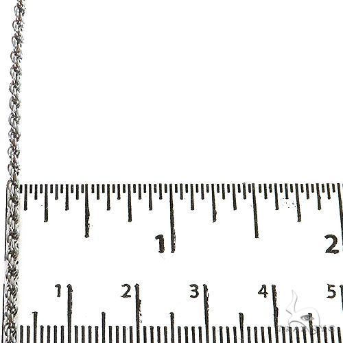 14k White gold Solid rope chain 2mm 20 inches 68789 - Image 5