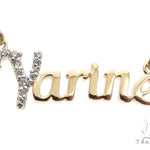 14k YG Custom 'Yarine' Name Pendant 65105 - Image 1
