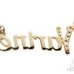 14k YG Custom 'Yarine' Name Pendant 65105 - Image 3