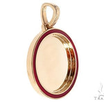 14k Yellow Gold 1 Inch Customizable Photo Pendant 65045 - Image 2