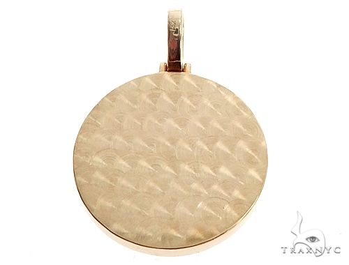 14k Yellow Gold 1 Inch Customizable Photo Pendant 65045 - Image 3