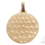 14k Yellow Gold 20mm Customizable Photo Pendant 65044 - Image 3