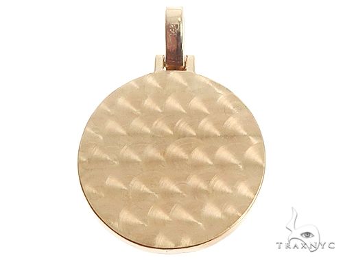 14k Yellow Gold 20mm Customizable Photo Pendant 65044 - Image 3