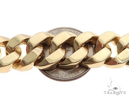 14k Yellow Gold Braccio Chain 65019 - Image 4