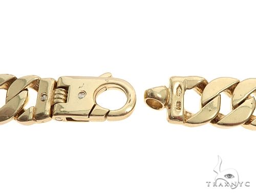 14k Yellow Gold Braccio Chain 65019 - Image 7