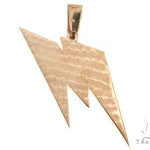 14k Yellow Gold Custom Made 'M' Pendant 65055 - Image 3