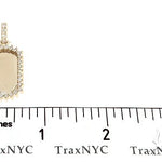 14k Yellow Gold Customizable Dog Tag Pendant 64643 - Image 6