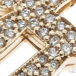 14k Yellow Gold Diamond Chai Pendant 64645 - Image 4