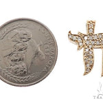 14k Yellow Gold Diamond Chai Pendant 64645 - Image 5