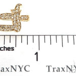 14k Yellow Gold Diamond Chai Pendant 64645 - Image 7