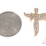 14k Yellow Gold Diamond Pendant 64646 - Image 5