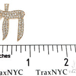 14k Yellow Gold Diamond Pendant 64646 - Image 6