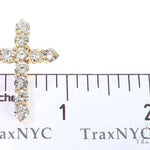 14k Yellow Gold Diamond Cross Pendant 64924 - Image 6