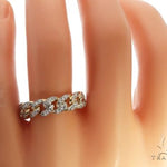 14k Yellow Gold Diamond Miami Cuban Ring 64675 - Image 5