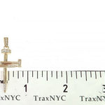 14k Gold Diamond Nail Cross Pendant 65230 - Image 6