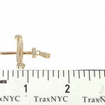 14k Gold Diamond Nail Cross Pendant 65230 - Image 7