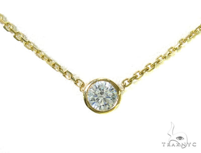 14k Yellow Gold Necklace-39998 - Image 1