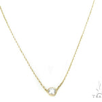 14k Yellow Gold Necklace-39998 - Image 2