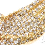 14k Yellow Gold Diamond Prayer Hands Pendant 64925 - Image 4