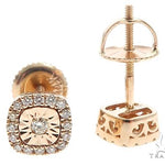 14k Gold Diamond Stud Earrings 64901 - Image 5