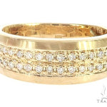 14k Yellow Gold Diamond Wedding Band 65068 - Image 2