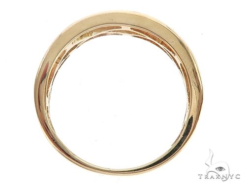 14k Yellow Gold Diamond Wedding Band 65068 - Image 5