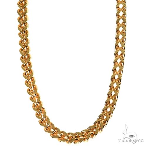 14k Yellow Gold Franco Chain 26 Inches 3mm 65540 - Image 1