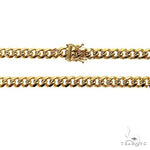 14k Yellow Gold Hollow Miami Cuban Link Chain 6.6mm 24 inches 69643 - Image 4
