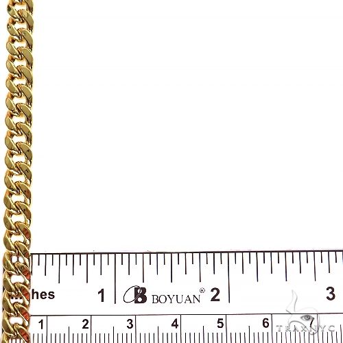 14k Yellow Gold Hollow Miami Cuban Link Chain 6.6mm 26 inches 69644 - Image 6