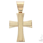 14k Yellow Gold Masterpiece Cross 65100 - Image 1
