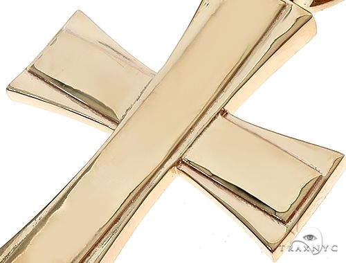 14k Yellow Gold Masterpiece Cross 65100 - Image 4