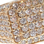 14k Yellow Gold Men's Diamond Ring 64665 - Image 5