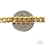 14k Yellow Gold Miami Cuban Hollow Chain 22 Inches 7.5mm 64812 - Image 5
