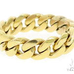 14k Gold 8.0mm Miami Cuban Link Ring 61420 - Image 3