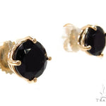 14k Yellow Gold Onyx Necklace & Earrings Set 40029 - Image 13